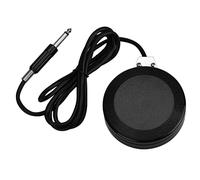 Interruptor redondo de pedal de tatuaje con cable de clip de silicona para fuente de alimentación de tatuajes