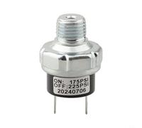 Interruptor regulador de aire comprimido 12/24 voltios CC 175-225 PSI rosca NPT 1/4 para bomba de aire