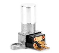 Interruptor Regulador de Faro de Coche, Control Ajustable, Material de Aluminio Plateado - Fácil Instalación, Alta Durabilidad, Compatible con y