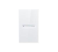 Interruptor regulador de intensidad de 1/2 vías, panel táctil con control remoto for interruptor de luz regulador.(Beige)