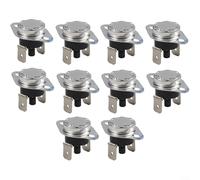 Interruptor regulador de temperatura manual KSD303 para uso de dispensador de agua con rango ajustable de 45 C a 150 C y clasificación eléctrica de 10 A 250 V (55 ℃)