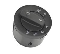 Interruptor Regulador Faro Compatible Con VW Para Passat Para CC 357 2008-2011 Para Rabbit V 1K1 2004-2008 LHD Perilla Interruptor Control Luz Antiniebla Faros Delanteros(With Low Beam)
