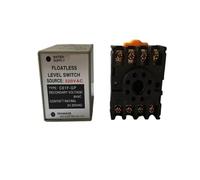 Interruptor/relé de nivel sin flotador C61F-GP 12V/24V/220VAC con zócalo/base. Controlador/interruptor automático de bomba de nivel de agua C61F-GP. OUYNIEI(DC24V)