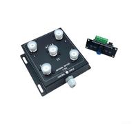 Interruptor remoto coaxial de 4 vías para radio jamón 1.8-60MHz | Control +12V, Tecnología de baja pérdida, Potencia 500W, Impedancia de 50 ohmios, Conectores SO-239, Comunicación multibanda