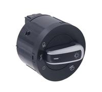 Interruptor Remoto Faros Compatible Con VW Para Caddy III Para Kombi 2005 2006 2007 2008 2009 2010 2011 2012 2013 2014 2015 2016 1 Interruptor De Luz Antiniebla Cromado 3C8 941 431B