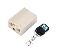 Interruptor remoto inalámbrico, interruptor de control remoto de relé de 12 V CC para abridores de garaje, luces, transmisor de largo alcance con interruptor inalámbrico de 433 MHz con receptor