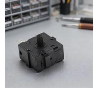 Interruptor rotativo de control de temperatura basado en engranajes para integración de ventiladores de calentador de espacio y gestión térmica (A)
