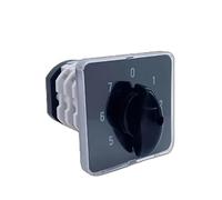 Interruptor rotativo de leva 0-7 posiciones 4 polos 25A selector YMZ12-25/4 | Interruptor rotativo de leva 4 polos 25A, posiciones 0-7, 690V, selector manual, modelo YMZ12-25/4.