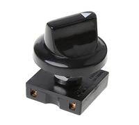 Interruptor rotativo, interruptor de ventilador de 3 velocidades de 4 posiciones, 45 ° Gobernador de ventilador girado con perilla para el soplador de horno eléctrico/1.22x1.22x1.73 pulgadas