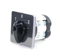 Interruptor rotativo universal de leva SZL9-75/2, 75 A, alta corriente, 3 posiciones, bifásico, 8 tornillos, conmutador de transferencia 1-0-2.