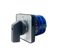 Interruptor rotatorio de leva 32 A, tres posiciones, 2 polos, 8 tornillos, selector transferencia manual LW26 YMW26-32/2