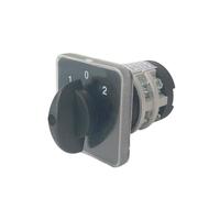 Interruptor rotatorio de leva de conmutación eléctrica de 2 polos, 20 amperios y 3 posiciones YMZ12-20/2, selector principal LW31(102)