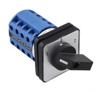 Interruptor rotatorio resistente 660V 20A de la leva de la posición 4 poste de 3 con 16 terminales para el control del motor y la transferencia de poder en el equipo marino industrial