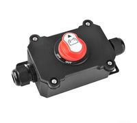 Interruptor seccionador de batería 12-32 V, resistente al agua IP67, interruptor principal para coche, camión, barco, interruptor de emergencia con cable, interruptor 100 A/200 A/300 A (300 A, 1,1 m)
