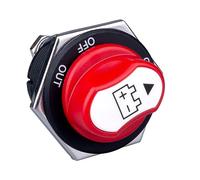 Interruptor Selector de Aislador de Batería de Desconexión DC 12V 24V 32V de Energía/Apagado de Apagado/Encendido 32V 200A Cont 300A INT para Automóviles Barcos Marinos Camiones Yates Vehículos RV ATV