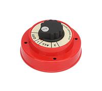 Interruptor Selector de Baterías División de Batería Dual Interruptor de Batería con Plástico de Alta Resistencia y Tachines Chapados en Cobre para Botes con 2 o Más Baterías