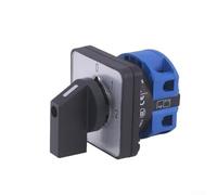 Interruptor selector de leva giratorio 25A IP20 2 posiciones 4 terminales para LW26-25 0-2/1 LW28-25 Circuito de control eléctrico Conexión de equipo de alimentación