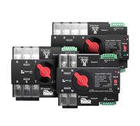 Interruptor selector eléctrico de transferencia automática de potencia dual, trifásico, 2P3P4P, 63A, 100A, 125A, 230V, ATS ininterrumpido, nuevo(3P L N 220V-230V,63A)