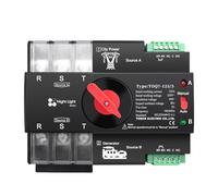 Interruptor selector eléctrico de transferencia automática de potencia dual, trifásico, ATS 3P, 63 A, 100 A, 125 A, 220 V, 230 V, ininterrumpido(63A)