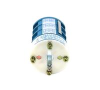 Interruptor selector rotatorio de transferencia LW5D-40/ZC.3N3.3 de 40 A y 500 V, 3 posiciones y 12 tornillos