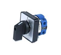 Interruptor selector universal SZW26/LW26-20 Ith 20A Ui 660V 0-1 Panel 1 Fase 4 Tornillos Terminales Selector Interruptor de Cambio de Leva Rotativa 48X48 mm