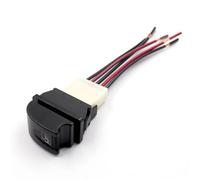 Interruptor señal giro,Interruptor crucero para au Arnés regulador universal para control de elevalunas de coche, 5 pines, CC 12 V, 20 A, accesorios(KCD13S)