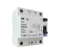 Interruptor SEZ Fi 25A 30mA 2P 10kA TIPO B RCD FI Interruptor de protección 8842