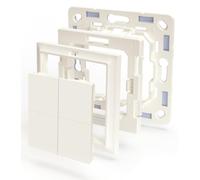 Interruptor Shelly BLU Wall Switch 4 Botones Marfil Plástico BLE 10m CR2032