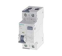 Siemens 5sv.Class Un interruptor diferencial, 2 polos, 16.A, 30.MA, 70.mm