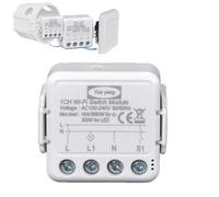 Interruptor SONOFF mini inteligente y pequeño con mando a distancia y wifi, compatible con interruptor externo, funciona con Google Home/Nest IFTTT y Alexa