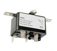Interruptor SPST de relé de ventilador resistente de 24 V CA para ventilación HVAC reemplaza 44290 JFR290 incluye soporte