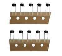 Interruptor táctil 10x Tactile Tact Switch (10 Pieces) Compatible with Pioneer DJ Controllers Mixers & Multi Entertainment Players