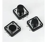 Interruptor táctil de 12 x 12 x 4,3/4,5/5/6/7/8/9/10/11/12 mm, mini interruptor electrónico de botón pulsador, 50 mA, 12 V CC, 4 pines, 1 unidad(K025g009-9.0mm)