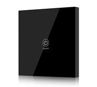 Interruptor Táctil Inalámbrico, Interruptor de Pared Inteligente Panel de Interruptores de Control Remoto APP, Soporte para Control de Voz