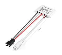 Interruptor táctil inteligente para baño de hotel y espejos de maquillaje, interruptor de inducción ABS de 12 V, 5 A, 60 W, no requiere taladrar, funciona a través de vidrio (CC)