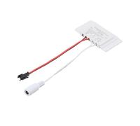 Interruptor táctil inteligente para baño de hotel y espejos de maquillaje, interruptor de inducción ABS de 12 V, 5 A, 60 W, no requiere taladrar, funciona a través de vidrio (cable CC)