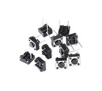Interruptor táctil momentáneo 6x6x4,3/5/6/7/8/9/10 mm 6 * 6 * 4,3 mm 5 mm 6 mm 7 mm 8 mm 9 mm 10 mm Pin central 2 pines(6x6x5,20 pieces)