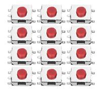 Interruptor Táctil Pulsador 200 Piezas, 6 x 6 x 3,1 mm, Mini Switch Electrónico - Alta Durabilidad, Material de Latón, Para Uso en Automoción y Electrónica