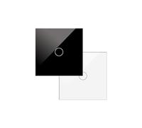 Interruptor Táctil Simple Conmutado Blanco, 1 canal, instalación fácil, control de luz, ideal para hogares y oficinas.