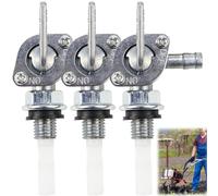 Interruptor Tanque De Gasolina De Gas,3pcs Interruptor De Encendido,Grifo de Combustible,Grifo Gasolina Generador,Grifo De Gasolina Moto,Llave Gasolina,Válvula De Motocicleta Atv