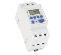 Interruptor temporizador de 220V tamaño THC15A controlador de tiempo programable de 7 días interruptor de módulo de Control total digital para