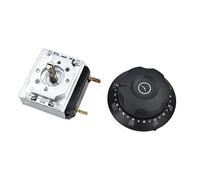 Interruptor temporizador de 30/60/90/120 minutos, horno microondas, arrocera, interruptor temporizador con campana for electrodomésticos, 1 ud.(120min)