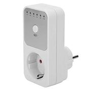 Interruptor Temporizador de Cuenta Regresiva Enchufable para Iluminación y Seguridad del Hogar, Enchufe UE 230 V, Parámetros ABSTiming, Ahorro de Energía, Antirrobo, Parámetros