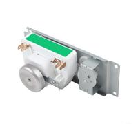 Interruptor temporizador de repuesto compatible con Midea Wld35 serie 1s y 2s, cuerpo de acero inoxidable 15a 250v clasificación de CA, diseño blanco, espaciado de 76 mm para microondas y horno