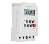 Interruptor Temporizador Digital Kg316t II, 30A, 12V/220V, Programable Diario/Semanal, con Batería Recargable para Control Automático de Luces y Dispositivos (AC-DC12V)