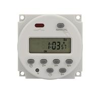 Interruptor temporizador digital programable de 7 días, relé de control electrónico, rango de ajuste de 1 s a 168 h con salida de 5 V CC para farolas, letreros de neón y procesos (12 VCC)