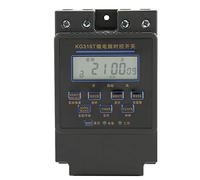 Interruptor Temporizador Digital Programable KG316T - A, Control de Tiempo con Pantalla LCD y Montaje en Riel DIN, 220VAC - Control Preciso con Chip de Microordenador, Respaldo d (220 VCA)
