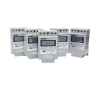 Interruptor Temporizador Interruptor temporizador programable de riel DIN de 220 V con rango de control de tiempo de 1 min a 168 h, 10 encendidos y apagados por día(12VDC)
