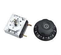 Interruptor temporizador mecánico de 120 minutos con campana para horno microondas, estufa eléctrica, olla arrocera y horno de vapor solo para uso (90 minutos)