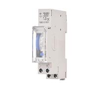 Interruptor temporizador mecánico de 24 horas CA 220-240 V, intervalo de 15 minutos, 96 veces de encendido/apagado, temporizador eléctrico programable, interruptor de relé de instalación de riel DIN